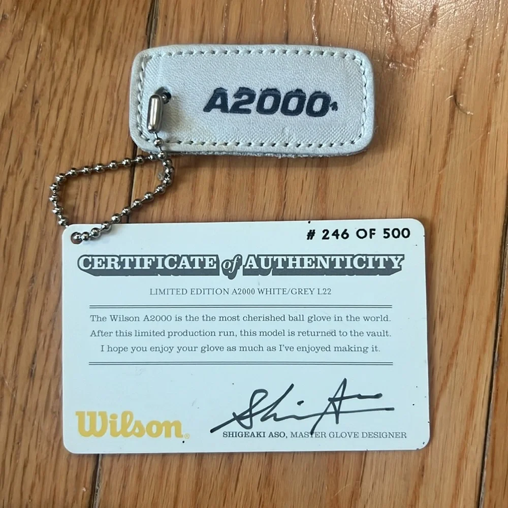 Wilson A2000 12 3/4 (Left Hand Throw) - Picture 6 of 6